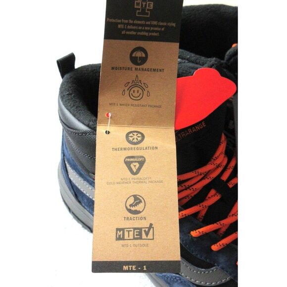 Vans Men's UltraRange Exo Hi MTE-1 All Weather Boots Dress Blues Black Sizes NIB - Picture 6 of 6